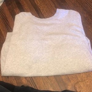 LIKE NEW CONDITION AERIE heather grey crew hoodie